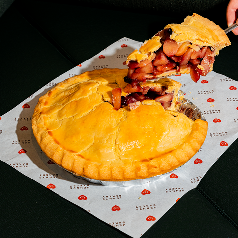 Apple & Blueberry Pie