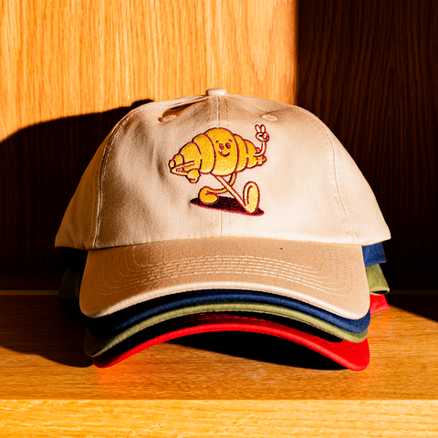 Cream Croissant Man Cap