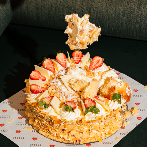 Strawberry & Cream Torte
