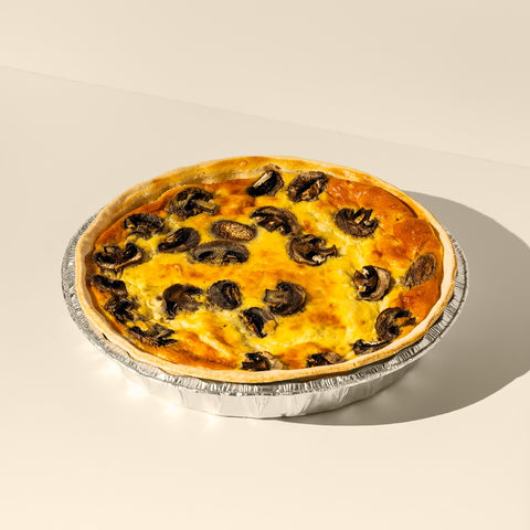 Chicken & Mushroom Quiche